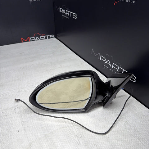 06-10 BMW E63 E64 M6 Left Side View Mirror Auto Dimming Black OEM