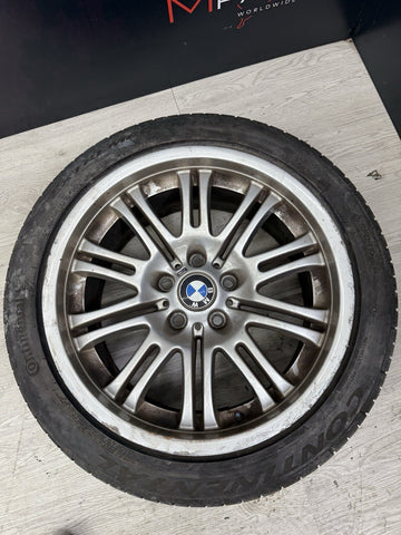 01-06 BMW E46 M3 Factory Rear 18x9 M Double Spoke Alloy Style 67 Wheel 18" OEM