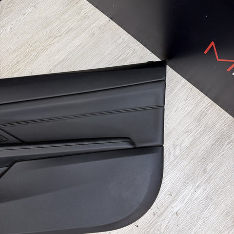 BMW 21-25 G82 G83 M4 Front Right Passenger Side Door Panel Black *Notes*