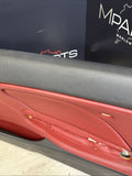 01-06 BMW E46 M3 FRONT RIGHT PASSENGER SIDE DOOR PANEL CARD IMOLA RED OEM