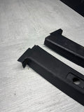 94-99 BMW E36 COUPE 318I 323I 325I M3 B PILLARS TRIMS BLACK