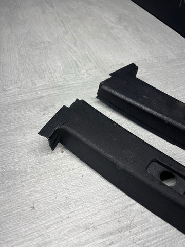 94-99 BMW E36 COUPE 318I 323I 325I M3 B PILLARS TRIMS BLACK