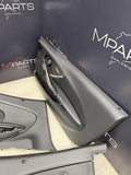 MBMW E64 M6 08-10 CONVERTIBLE FRONT REAR LEATHER SPORT SEAT BLACK DOOR CARDS
