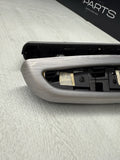 01-06 BMW E46 M3 Convertible Rear Armrest Armrests Black Silver Genuine 7585278