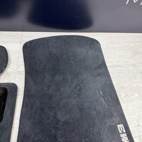 Genuine 01-06 BMW E46 M3 Coupe Carpets Floor Mats Black Front & Rear