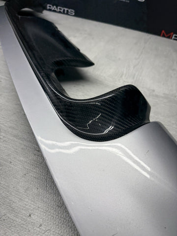 01-06 BMW E46 M3 CSL Style Rear Bumper Diffuser Carbon Fiber Good Fitment