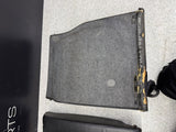 95-99 BMW E36 M3 Rear Folding Seat Backrest Pair Black Nappa Set OEM *Notes*