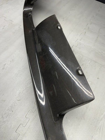 01-06 BMW E46 M3 CSL Style Rear Bumper Diffuser Carbon Fiber / Steel Grey