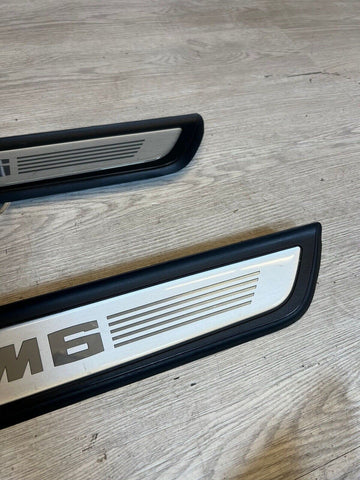 Door Sills Scuff Plates Covers 41217294983 2013-2016 BMW F06 M6 Sedan