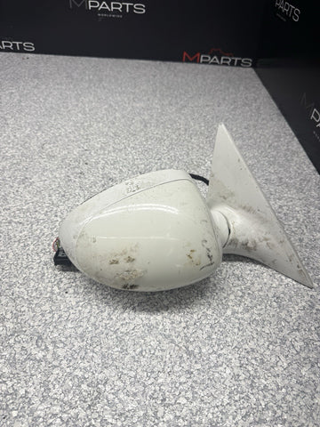 01-06 OEM BMW E46 M3 Right Passenger Side Door Mirror Alpine White *Notes*