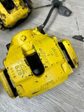 01-06 E46 M3 Front & Rear Brake Calipers Set Original Painted Yellow