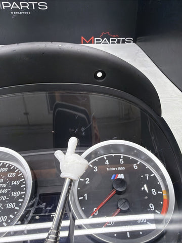 08-13 BMW E90 E92 E93 M3 Cluster Odometer Gauge Assembly Manual OEM *Scratches*