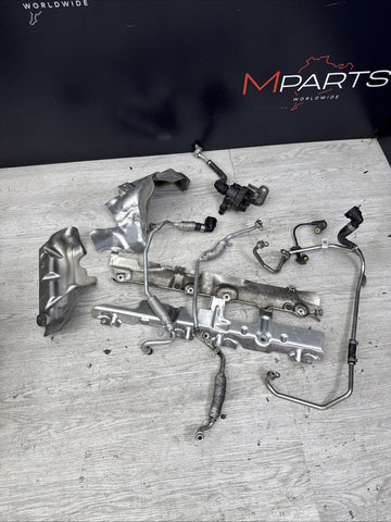 15-20 BMW F80 F82 F83 M3 M4 S55 Turbos Coolant Lines Pipes 7850278 7850279