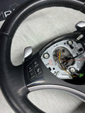 07-13 BMW E90 E92 E93 E87 328i 335 Sport Leather Steering Wheel Automatic