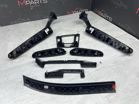 01-06 BMW E46 M3 Convertible Interior Armrests Trim Set Titan Shadow Grey