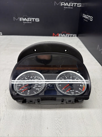 08-13 BMW E90 E92 E93 M3 Cluster Odometer Gauge Assembly Manual OEM *Scratches*