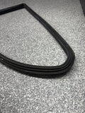 01-06 BMW E46 M3 Rear Vent Quarter Glass Window Seal Gasket Weatherstrip Set