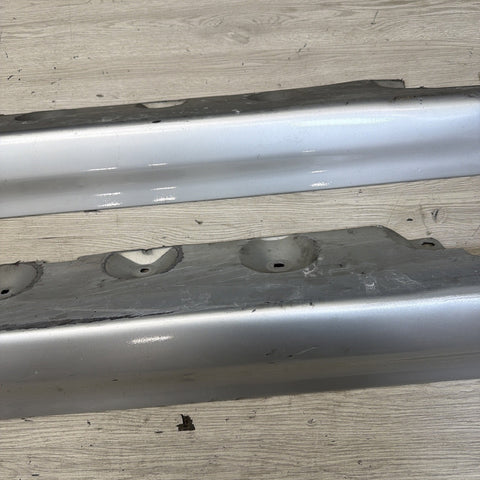 01-06 BMW E46 M3 Rocker Panel Side Skirts OEM Titanium Silver *Notes*