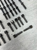 BMW 08-13 E90 E92 E93 M3 S65 Engine Oil Pan Bolts OEM Set Complete