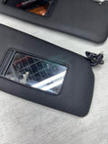 11-16 OEM BMW F10 535 M5 Interior Sun Visors Anthracite Black Alcantara