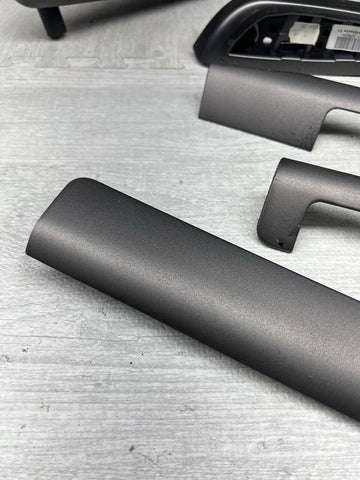 01-06 BMW E46 M3 Convertible Interior Armrests Trim Set Titan Shadow Grey