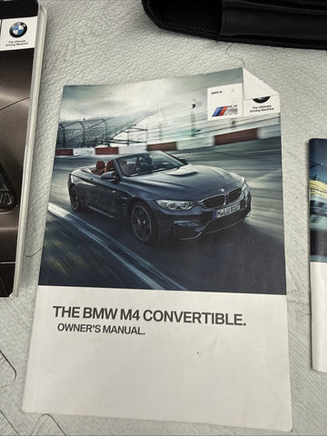 OEM BMW 15-20 F83 M4 CONVERTIBLE OWNERS MANUAL BOOK BOOKS BOOKLETS POUCH