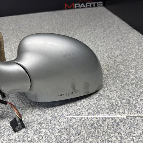 01-06 BMW E46 M3 Side View Door Mirrors Pair Titan Silver *Notes*
