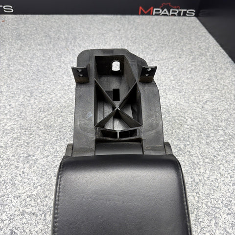 01-06 BMW E46 M3 Center Console Armrest Arm Rest Black Leather *Notes*