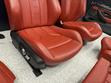 OEM 15-20 BMW F82 M4 LEATHER SEAT SEATS CUSHION INTERIOR SET SAKHIR ORANGE
