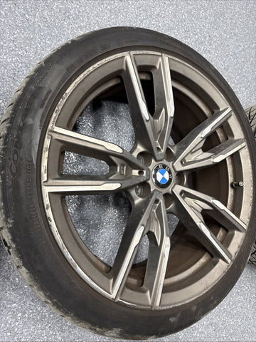 OEM BMW 792M 19" Double Spoke Cerium Grey G20 3 Series 330i M340i Rims + Tires