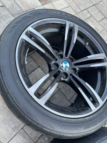 OEM Genuine BMW F80 F82 F83 M3 M4 Rim Wheel Double Spoke 437M 9JX19 10JX19 SET