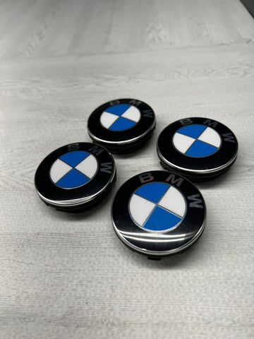 OEM BMW Floating Wheel Rim Center Caps 68mm E46 E90 E92 E60 E70
