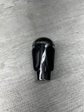 2004-2006 BMW E46 M3 SMG GEAR SHIFT KNOB NAPPA LEATHER CHROME OEM