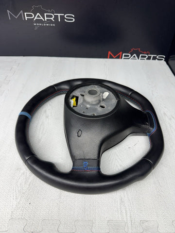 BMW Steering Wheel 01-06 E46 M3 MANUAL 32342282020 Custom Sides Rewrapped