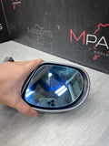 01-06 BMW E46 M3 Side View Mirrors Pair Silver Grey Ac Schnitzer *Cracked*