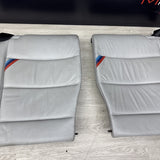 95-99 BMW E36 M3 Coupe Rear Folding Backrest Back Rest Seats Gray