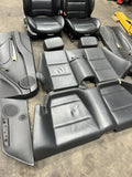 01-06 BMW E46 M3 Convertible  Interior Front Heated Seats Rear Panels Black