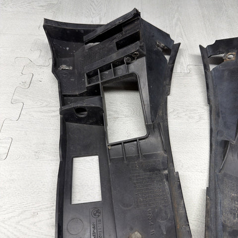 01-06 BMW E46 M3 FRONT BUMPER COVER GUARDS BRACKETS 2695247