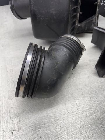 01-06 BMW E46 M3 S54 Air Filter Intake Suction Box Duct Inlet Original *Chip*