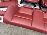 01-06 BMW E46 M3 Coupe Interior Front & Rear Seats Complete Imola Red