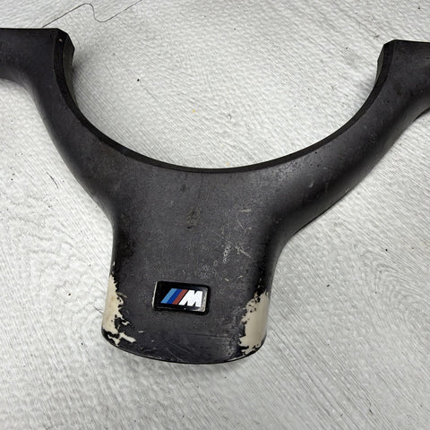 OEM 01-06 BMW E46 M3 Lower Steering Wheel Trim Cover Plate Titan Shadow Grey