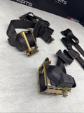 BMW 87-91 E30 318 M3 Coupe Seat Belts Seatbelts Rear Set