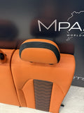 21-26 BMW G80 M3 Sedan Rear Seat Left Backrest Kyalami Orange Leather OEM