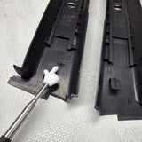 94-99 BMW E36 COUPE 318I 323I 325I M3 B PILLARS TRIMS BLACK