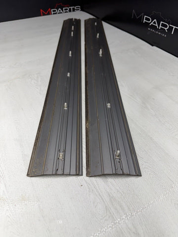 96-99 BMW E36 M3 Coupe / Convertible Door Sills Trims Pair Grey OEM