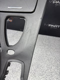 08-13 BMW E93 M3 OEM Front Center Console Cover Leather DCT CIC
