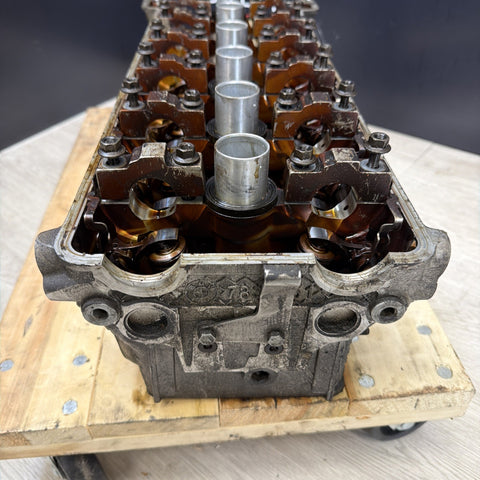 01-06 BMW E46 M3 S54 Motor Engine Cylinder Head Complete No Cams