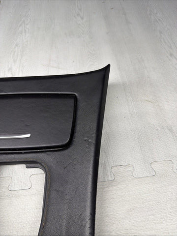 08-13 BMW E90 E92 M3 OEM  Front Center Console Cover Leather DCT *Scratches*