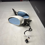 01-06 BMW E46 M3 Side View Door Mirrors Pair Alpine White *Notes*