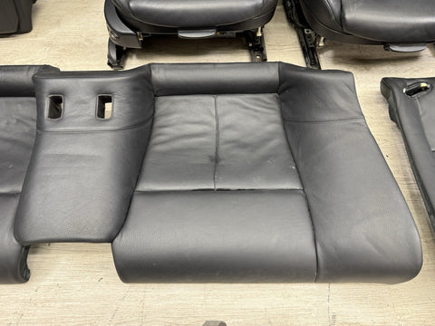 06-10 BMW E63 M6 Coupe Seats & Panels Leather Merino Seats Set Black 53k Miles
